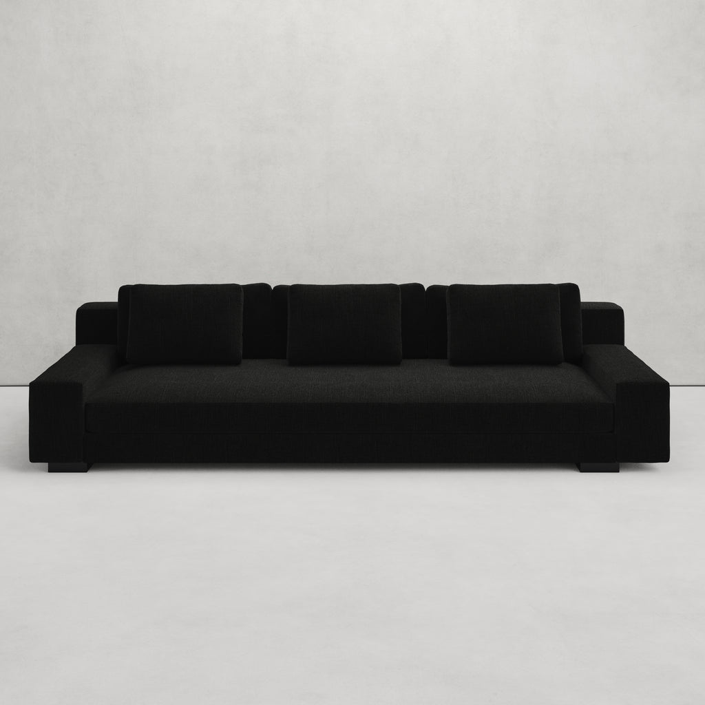 ELOISE SOFA IN BLACK – FREEMAN GALLERY