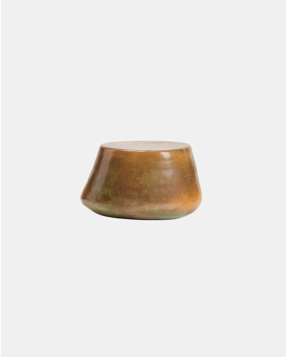 CERAMIC GREEN SAND COFFEE TABLE