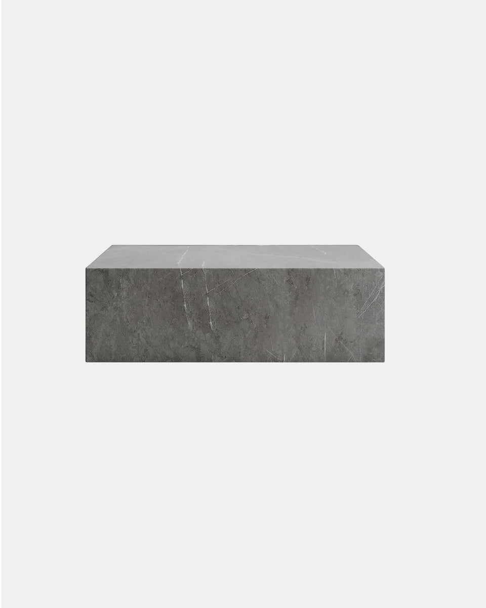 ZETA COFFEE TABLE IN DARK GREY MARBLE