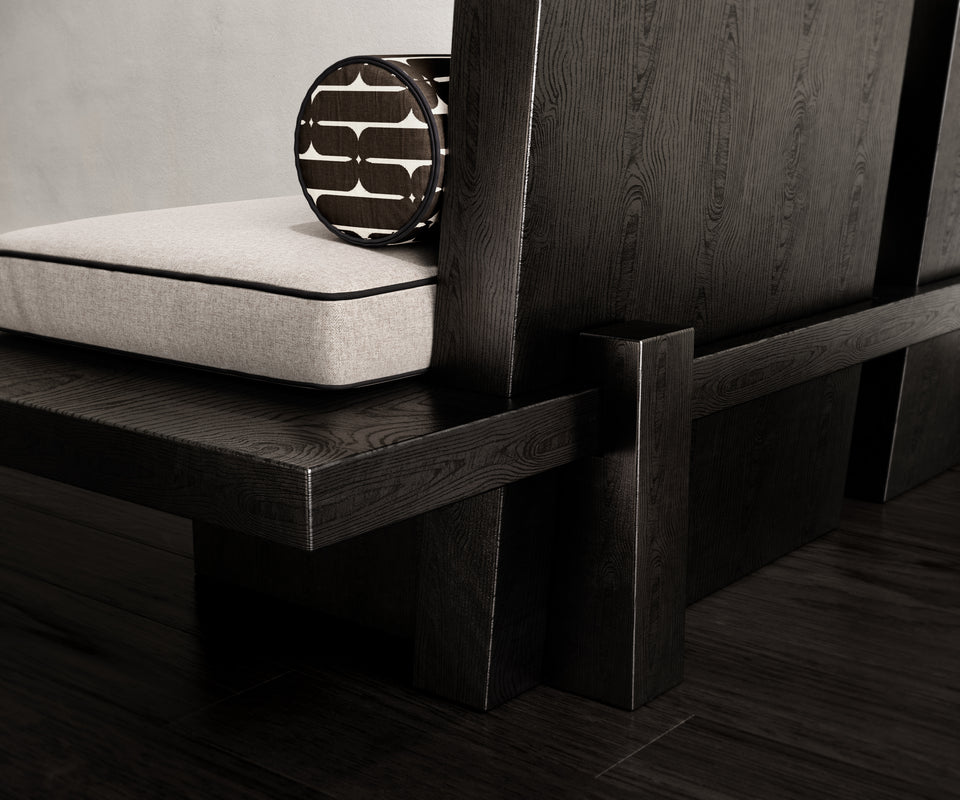 APART BUT TOGETHER OAK SOFA