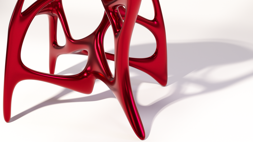 SHINY RED CHAIR