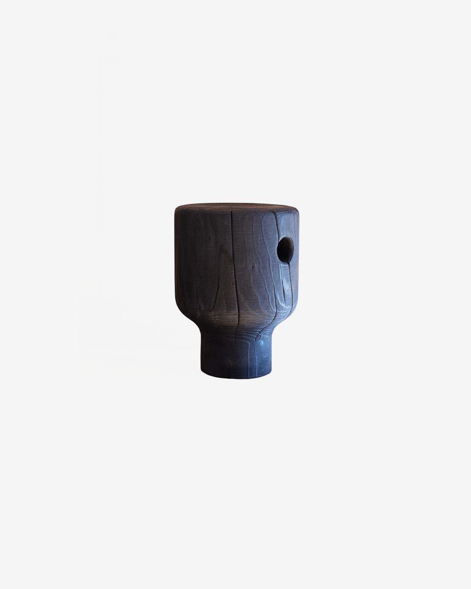 OAK SILO STOOL