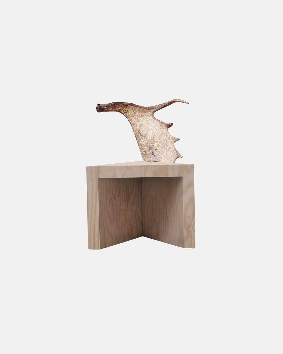 STAG STOOL IN NATURAL PLYWOOD