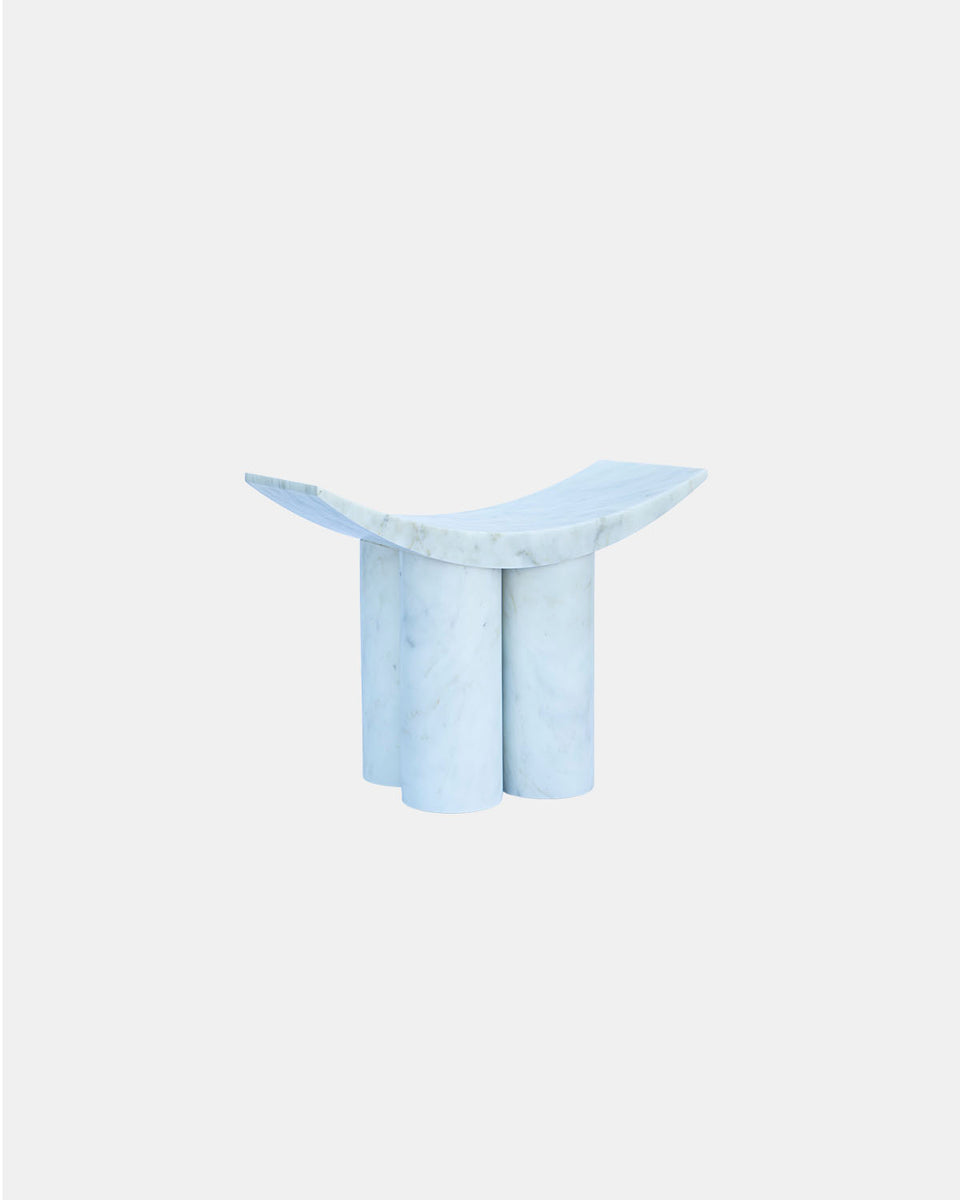 GAMMA CALACATTA MARBLE STOOL