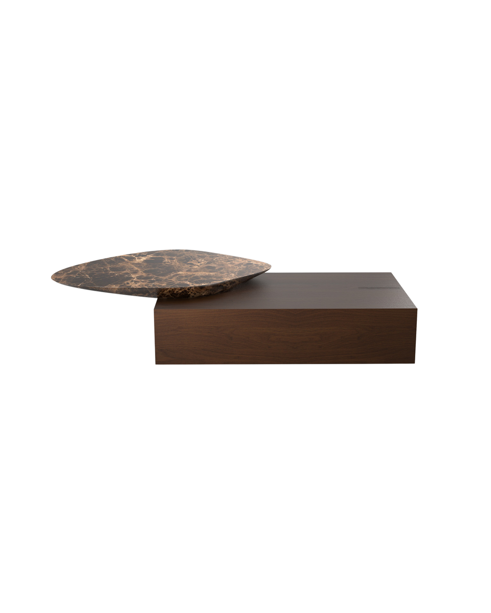 ORIGINS BROWN EMPERADOR COFFEE TABLE