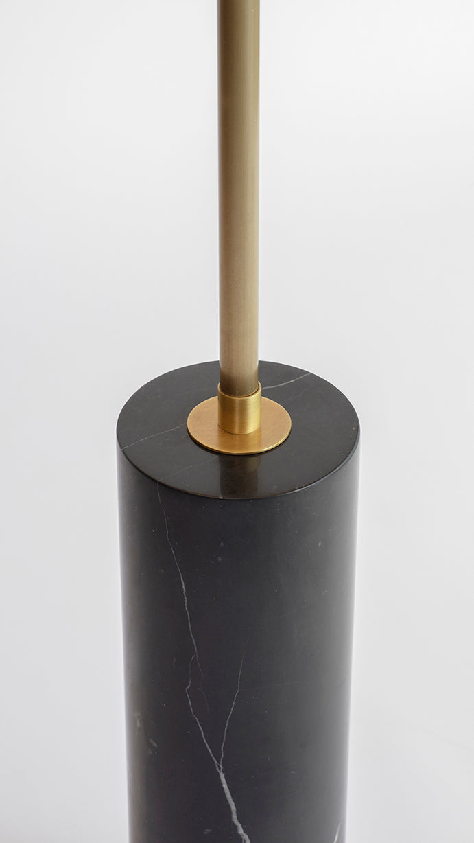 DISC AND BALL FLOOR LAMP