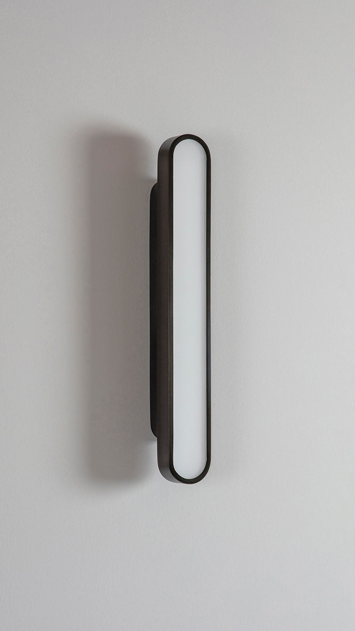 CAPSULE DARK BRONZE WALL LIGHT