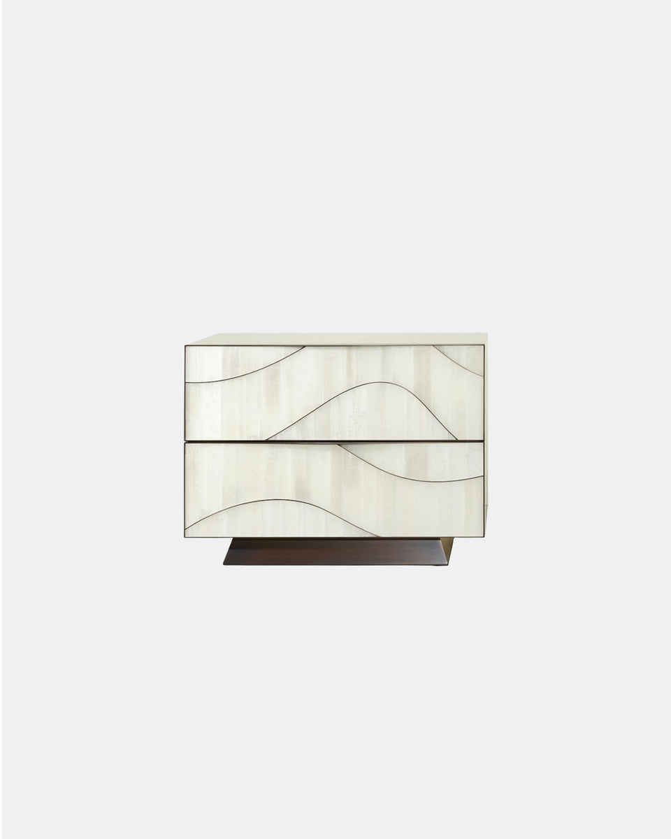 WAVY BEDSIDE TABLE