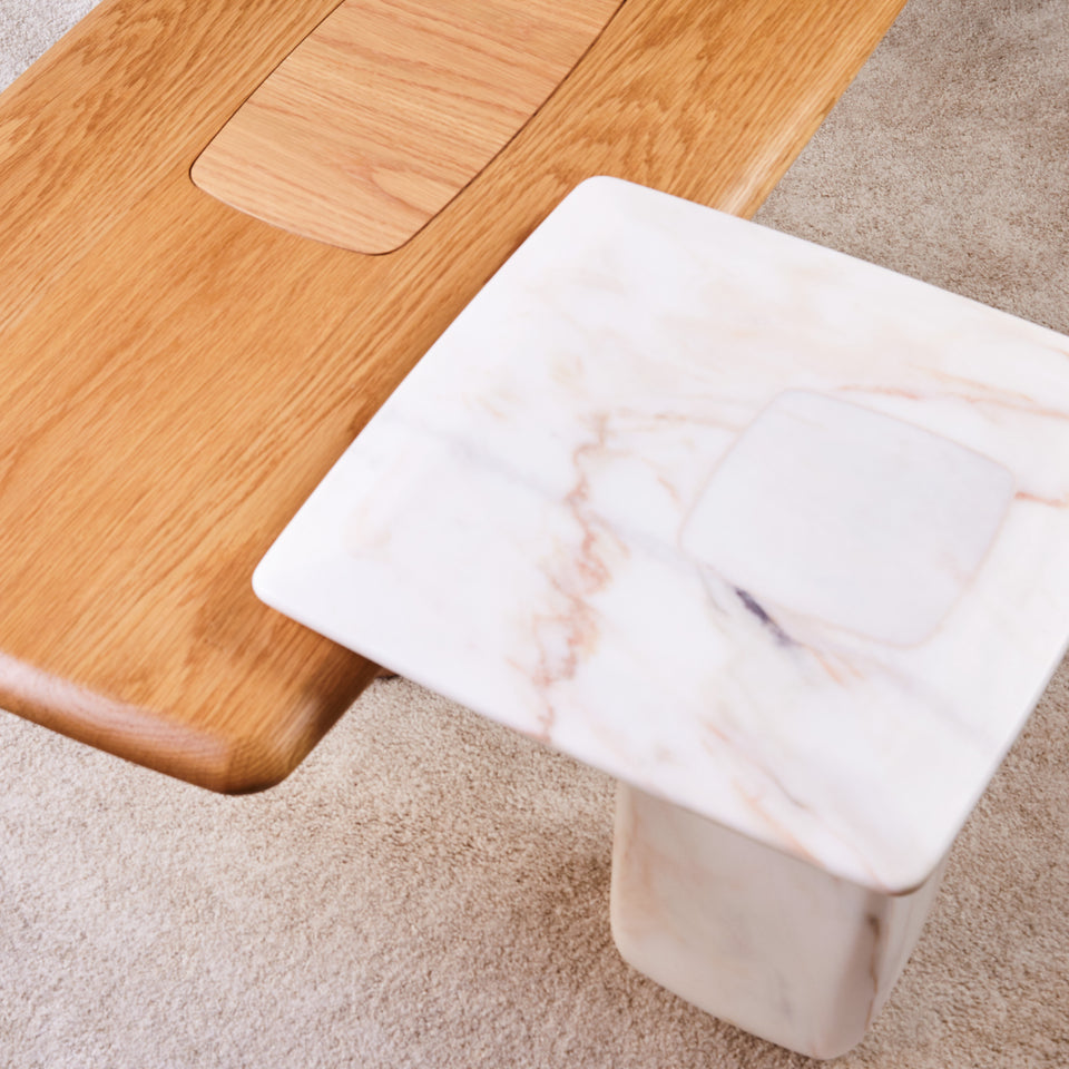 BOSSA MARBLE SIDE TABLE