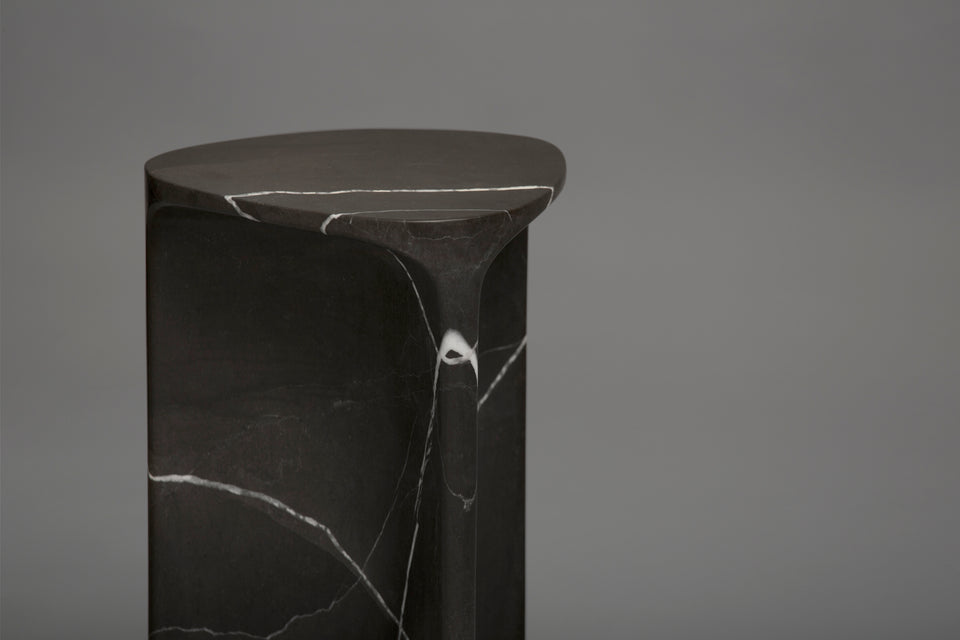 CARV NERO MARQUINA SIDE TABLE