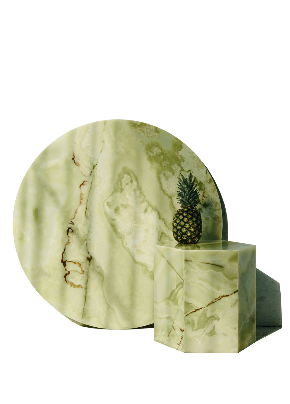 TAFFY GREEN ONYX COFFEE TABLE