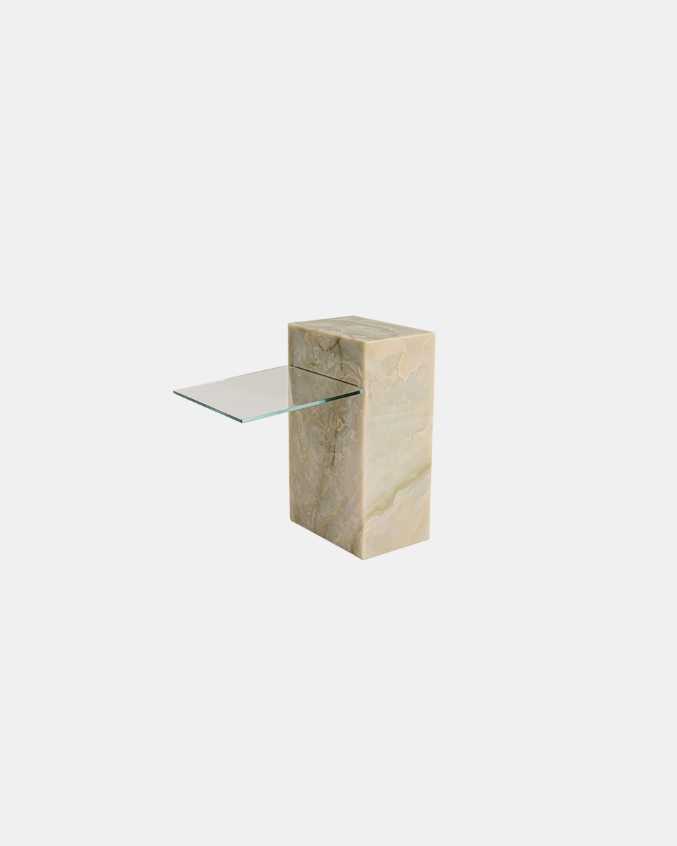 CERES GREEN ONYX SIDE TABLE