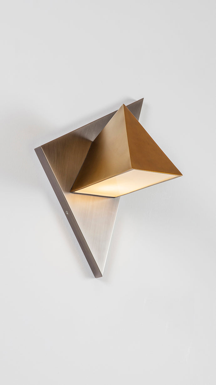 TRIANGULAR PRISM II WALL LIGHT