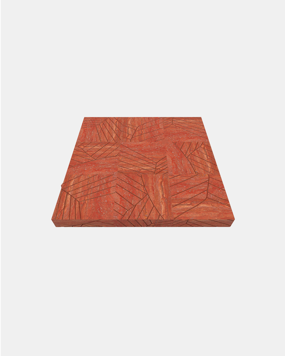 FOGLIE TRAVERTINE RED S15 - 180