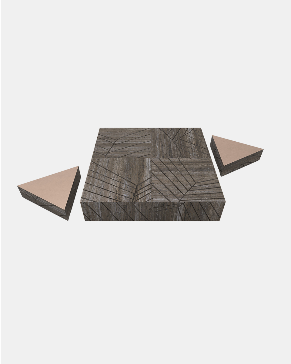 FOGLIE TRAVERTINE TITANIUM AND COPPER T15, S25 - 120, T15