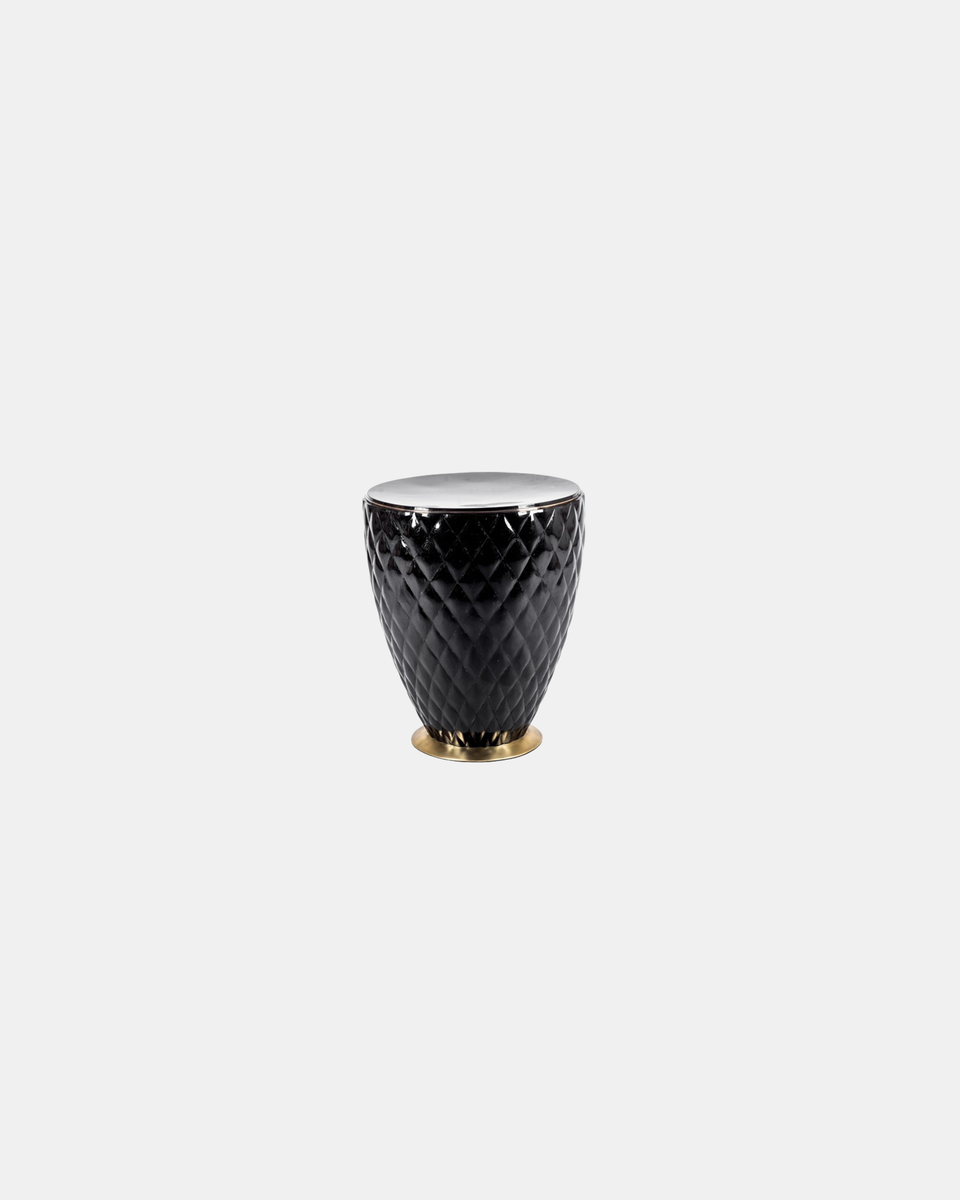 COCO BLACK PEN SHELL STOOL