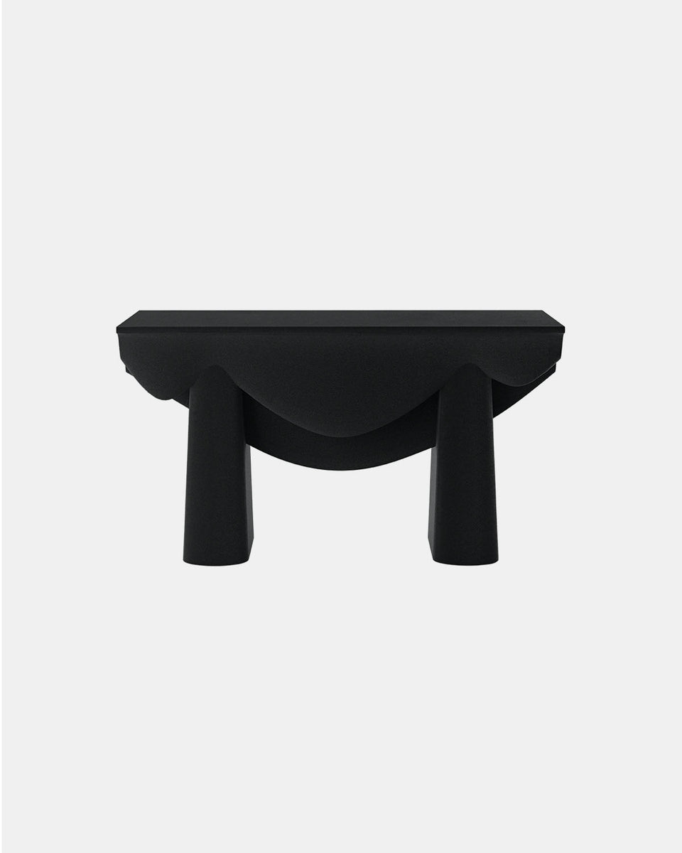 CONTOURAGE QUARTZ SAND CONSOLE TABLE