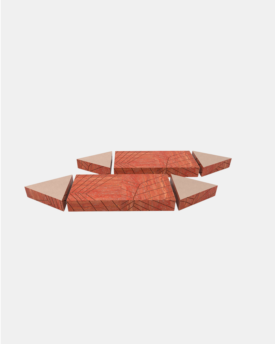 FOGLIE TRAVERTINE RED T15, R15 - 120, T15