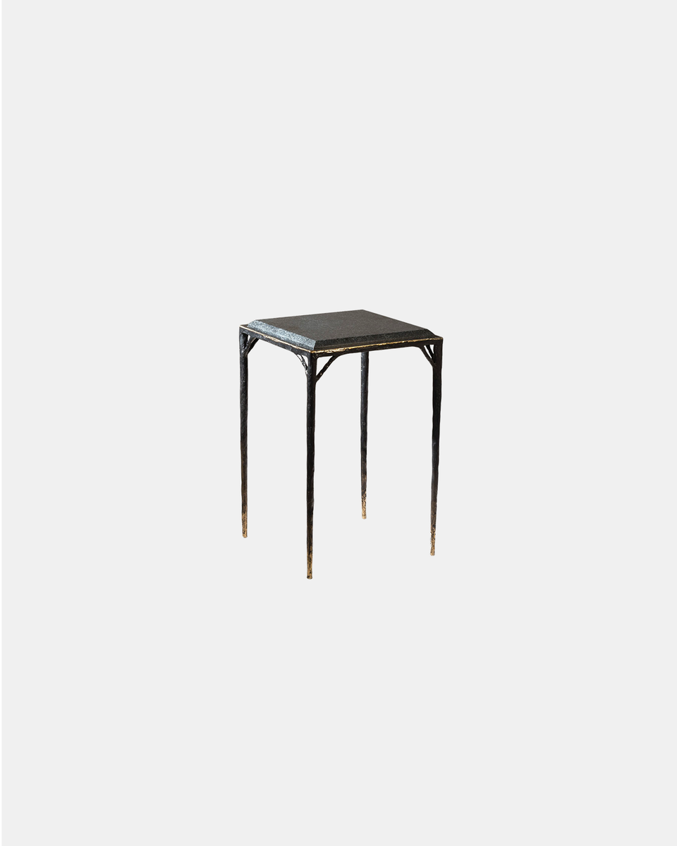 AMSTERDAM LIMESTONE SIDE TABLE