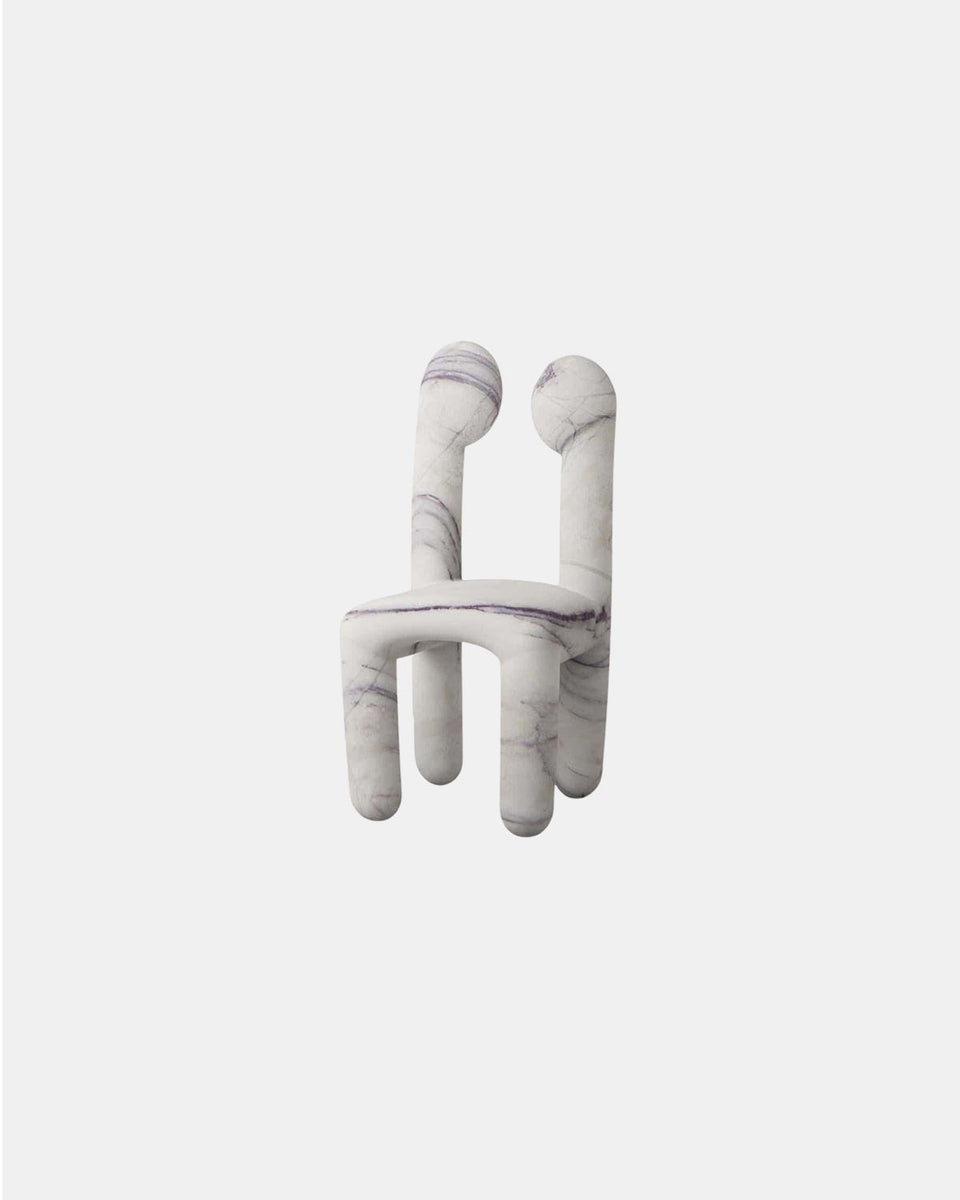 URANIA CALACATTA MARBLE CHAIR