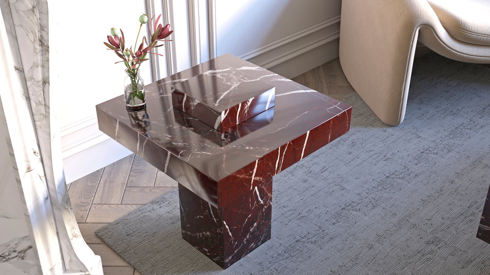 DOLCE ROSSO LEVANTO SIDE TABLE