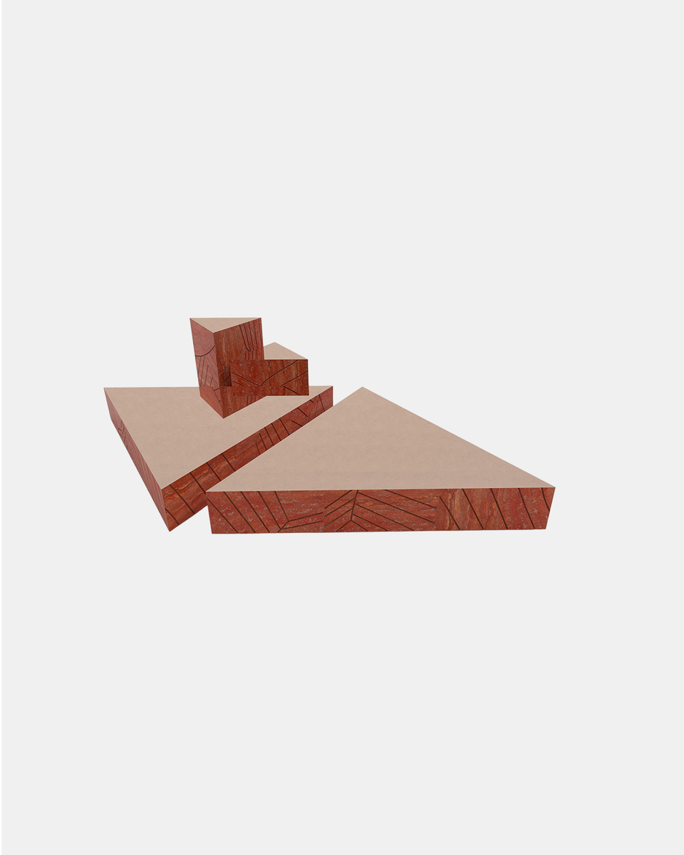 FOGLIE TRAVERTINE RED T60, T40, T25 - 170, T25 - 170