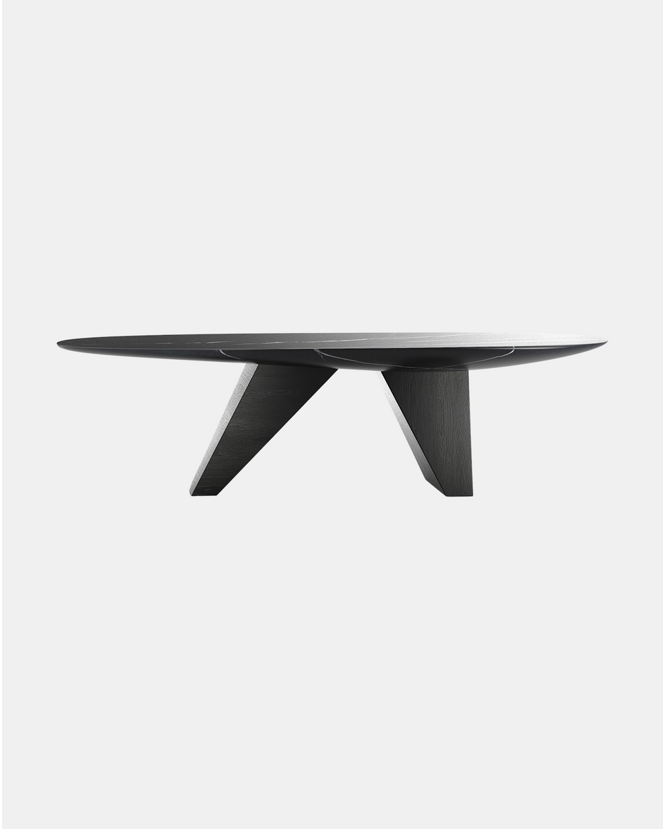 ORIGINS DARK BLACK DINING TABLE