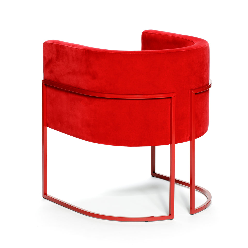 JULIUS RED CHAIR FREEMAN GALLERY