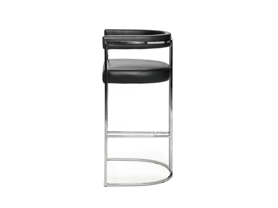 JULIUS STAINLESS STEEL BAR STOOL