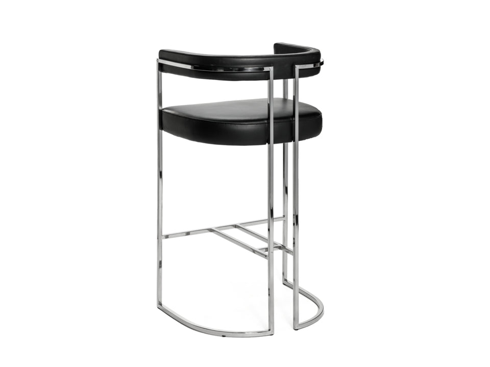 JULIUS STAINLESS STEEL BAR STOOL