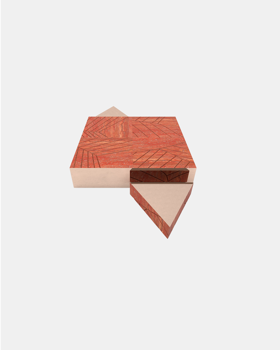 FOGLIE TRAVERTINE RED T15, S25 - 120, T15