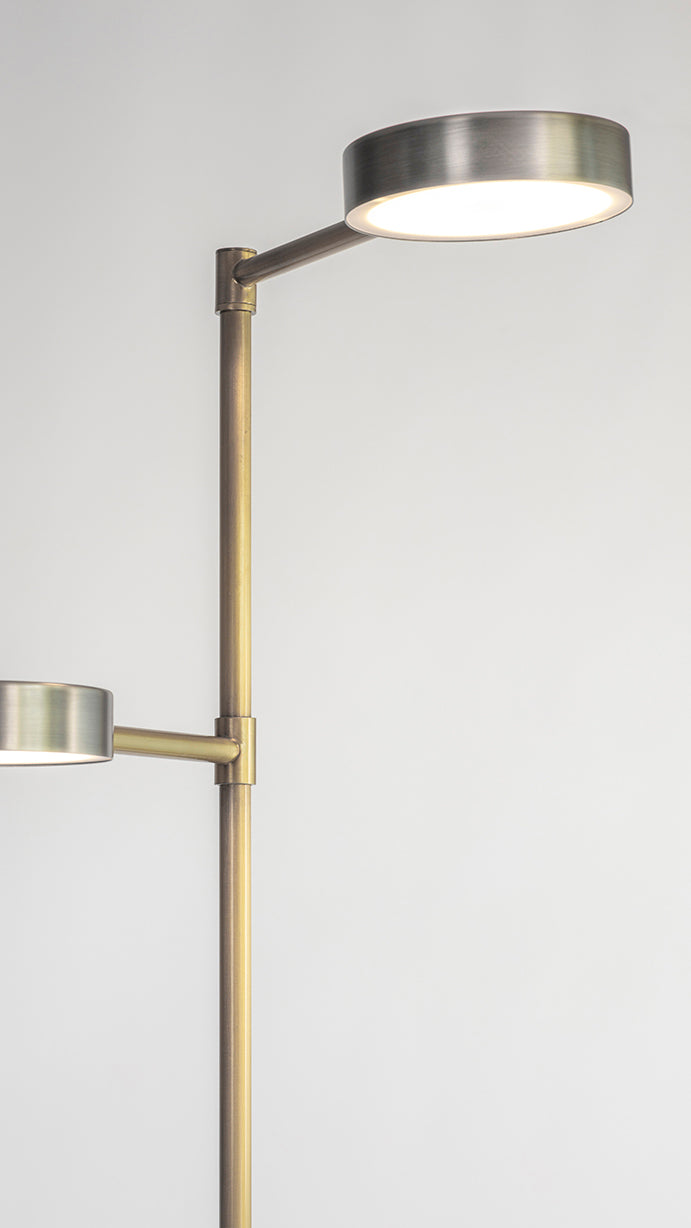TWO CYLINDERS FLOOR LAMP