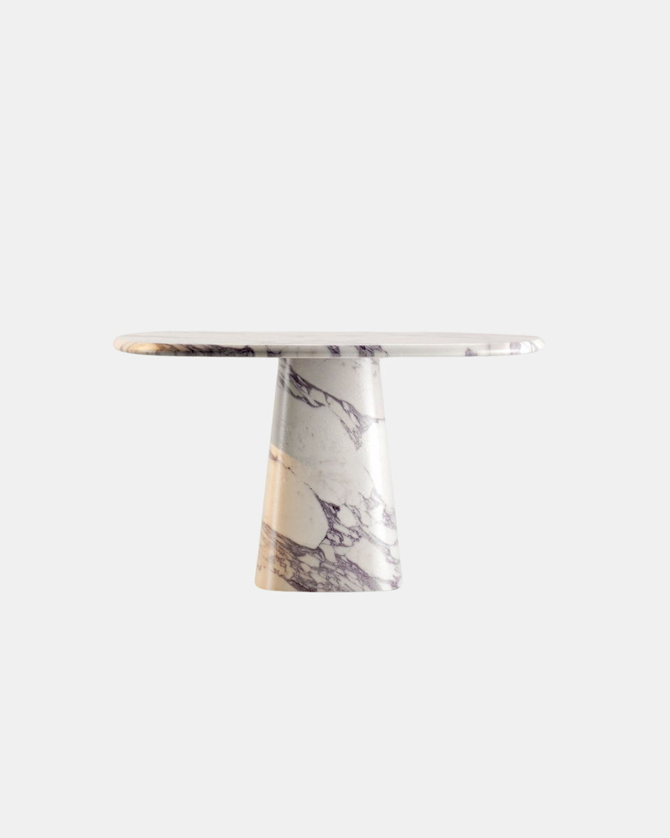 WEDGE PAONAZZO MARBLE DINING TABLE
