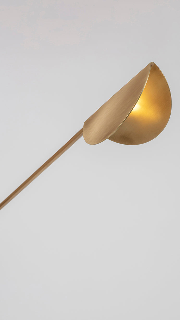 BALANCE DARK MARBLE FLOOR LAMP