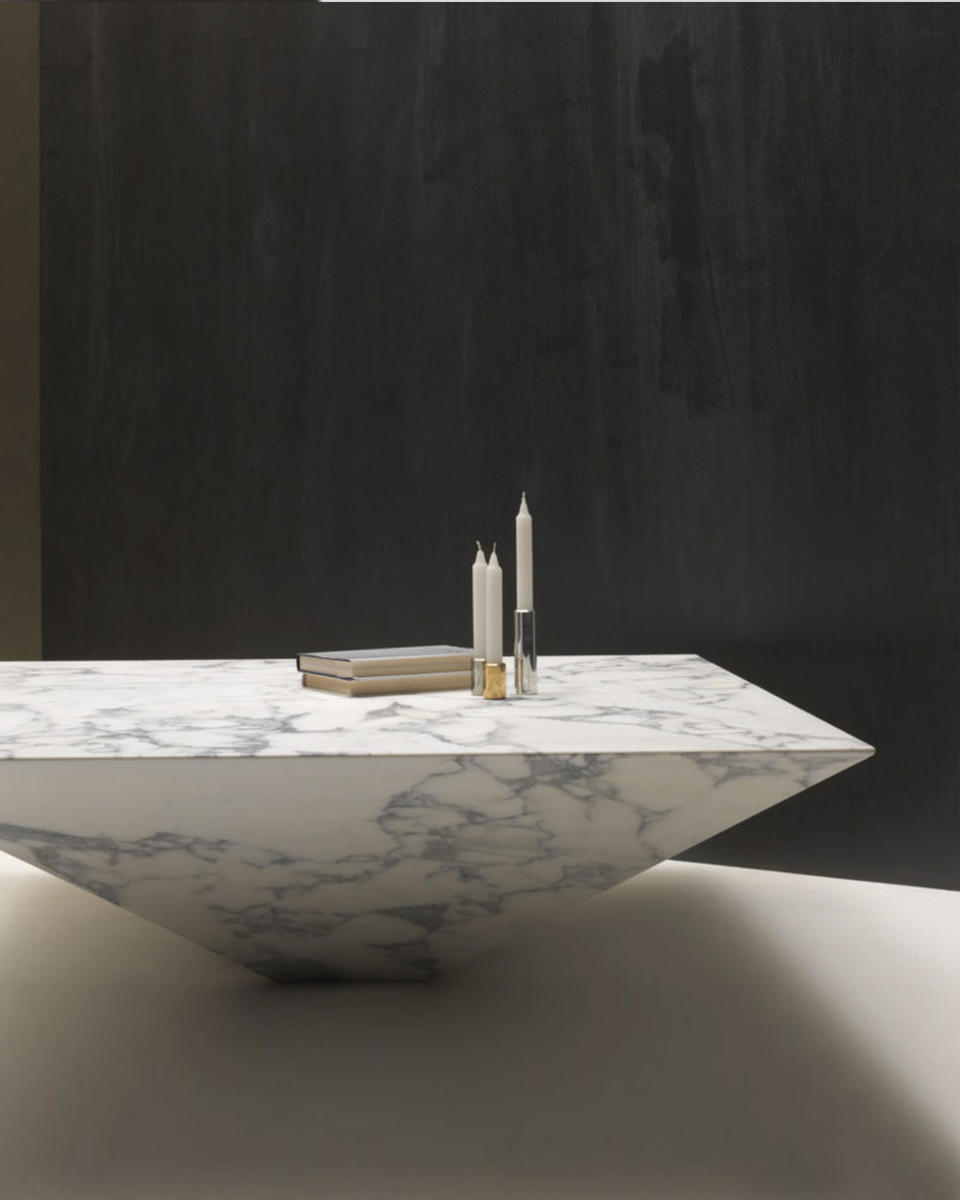 LYTHOS ARABESCATO MARBLE COFFEE TABLE