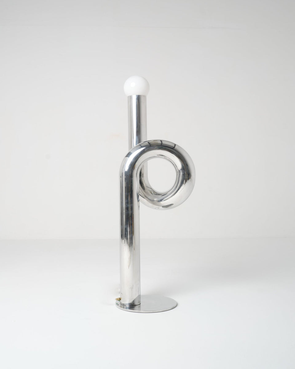 MODULATION PETITE POLISHED FLOOR LAMP