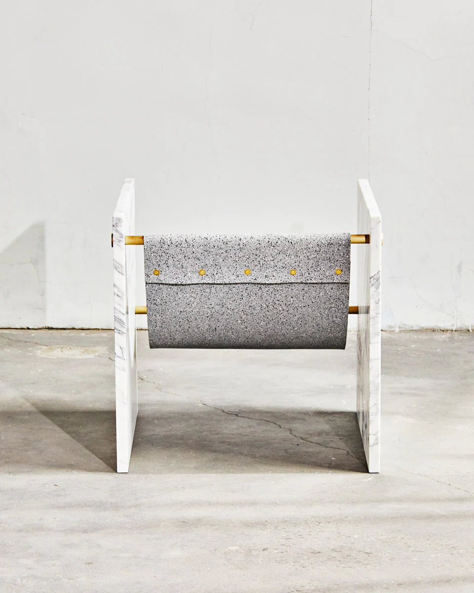 ADRI CHAIR IN WHITE MARBLE