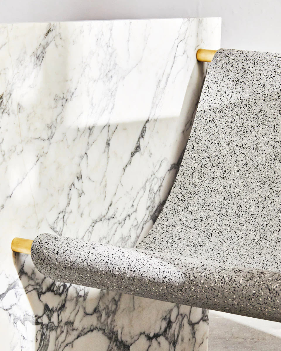 ADRI CHAIR IN WHITE MARBLE