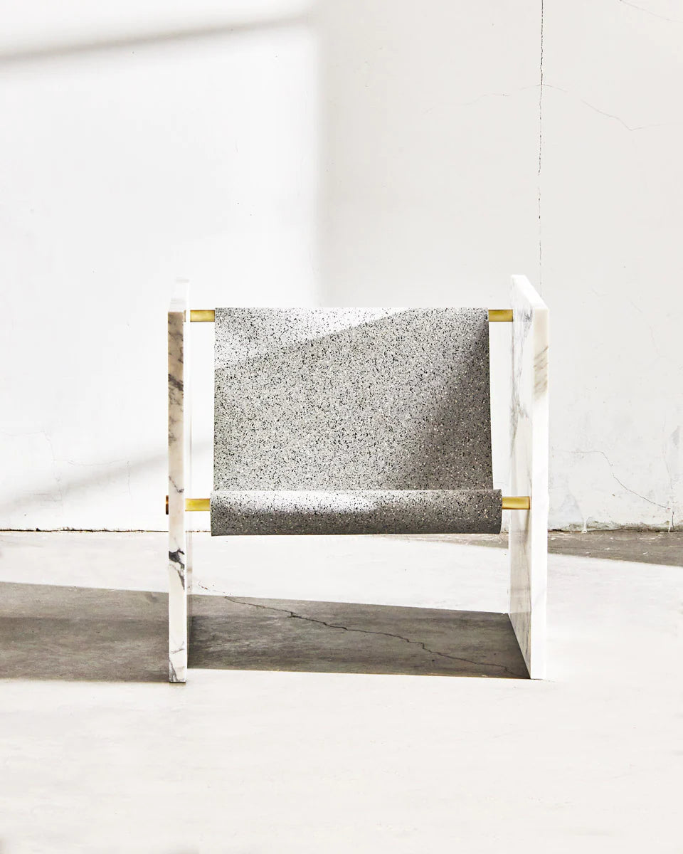 ADRI CHAIR IN WHITE MARBLE