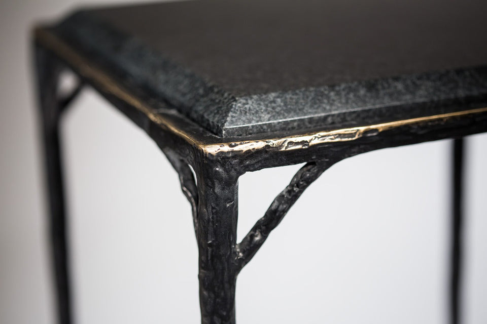 AMSTERDAM LIMESTONE SIDE TABLE