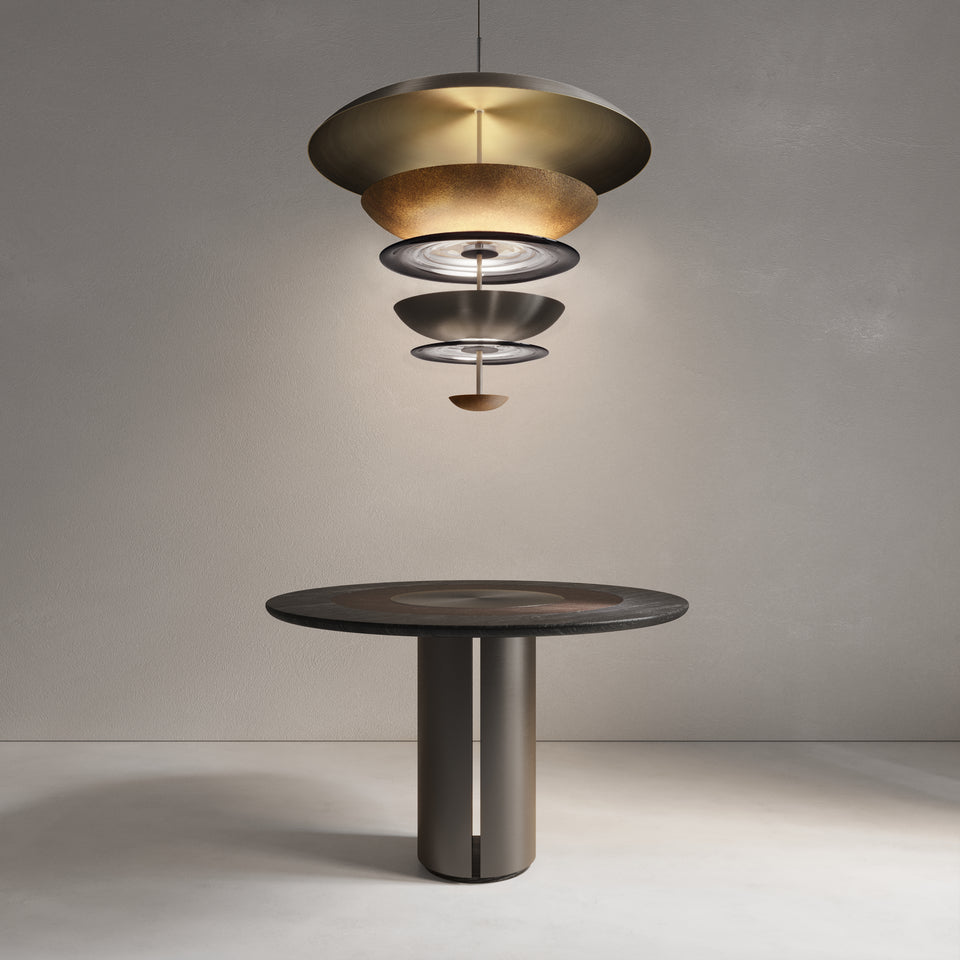 Carousel Gallery Table NOIR CAROUSEL DINING TABLE – FREEMAN GALLERY