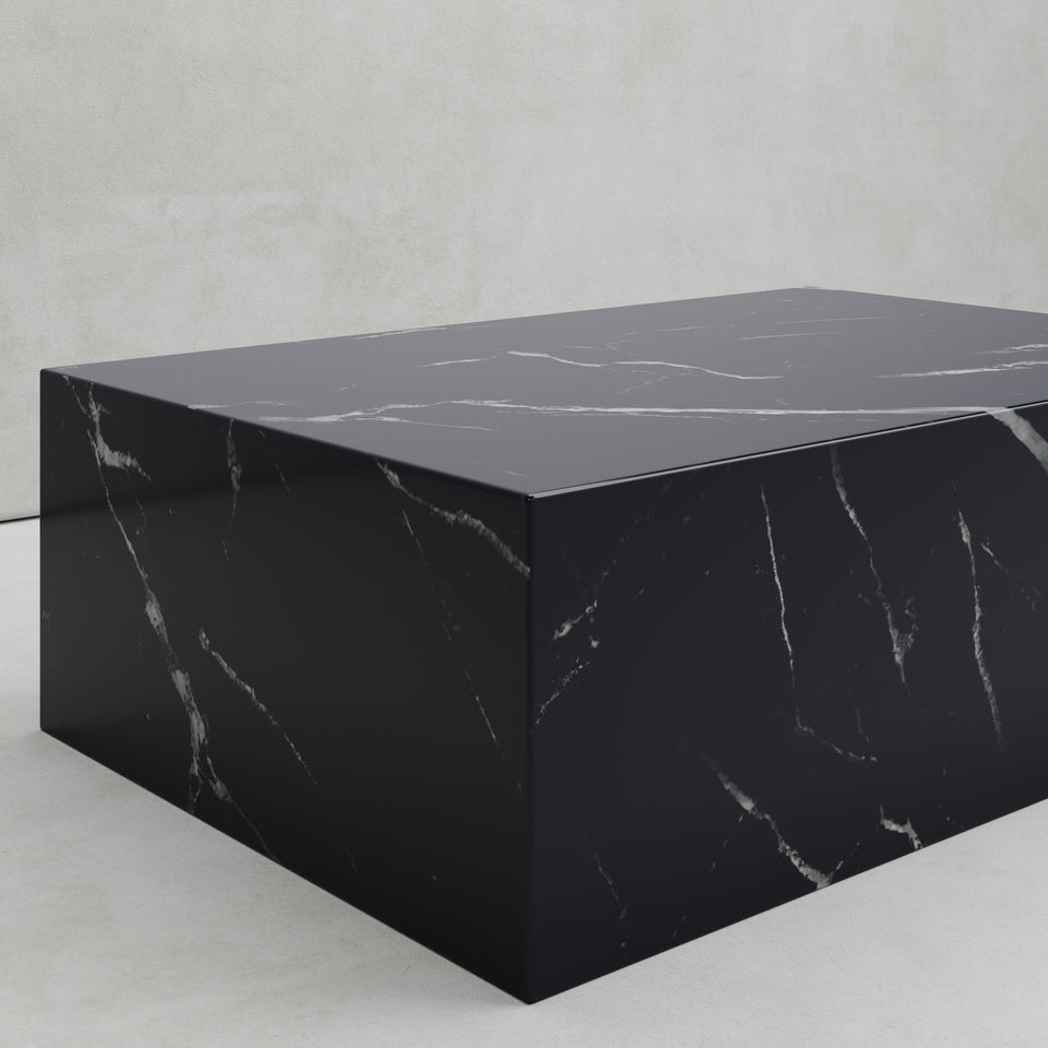 ZETA COFFEE TABLE IN NERO MARQUINA MARBLE