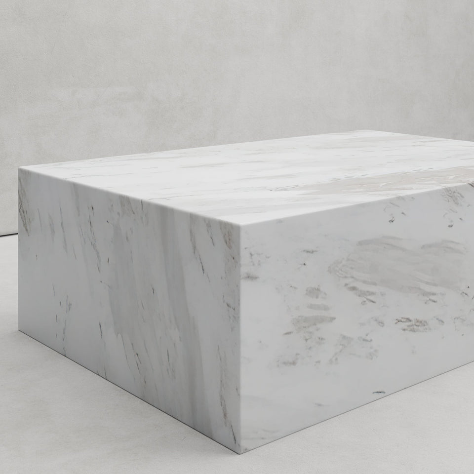 ZETA COFFEE TABLE IN HERMES MARBLE