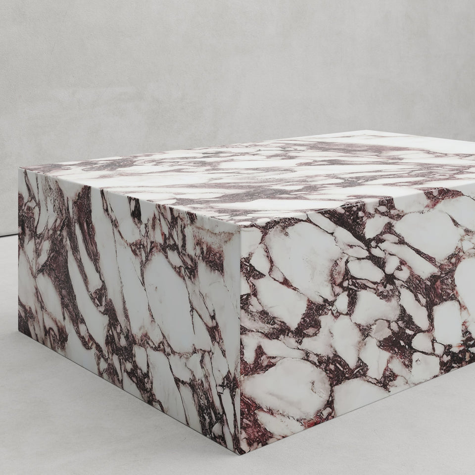 ZETA COFFEE TABLE IN VIOLA MARBLE