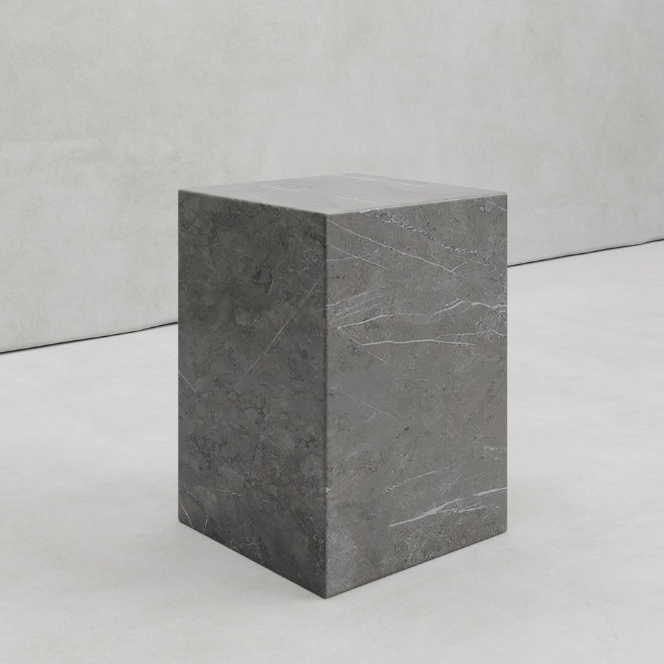 ZANDRA SIDE TABLE IN DARK GREY MARBLE