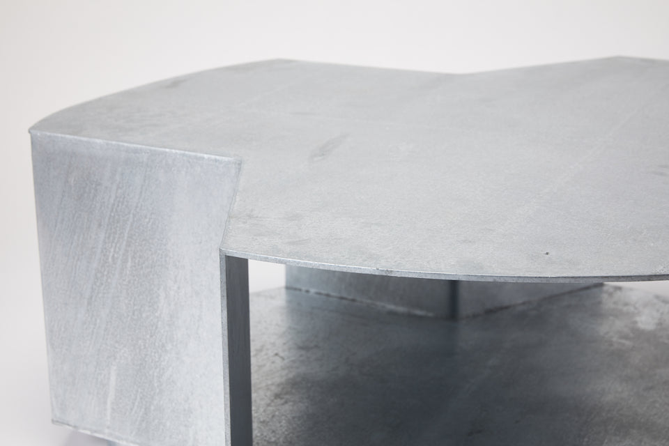 ARTEMIS GALVANIZED STEEL COFFEE TABLE