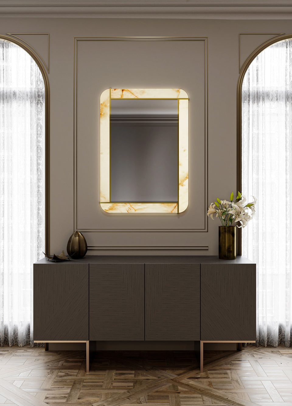 VOLTERRA ILLUMINATED MIRROR
