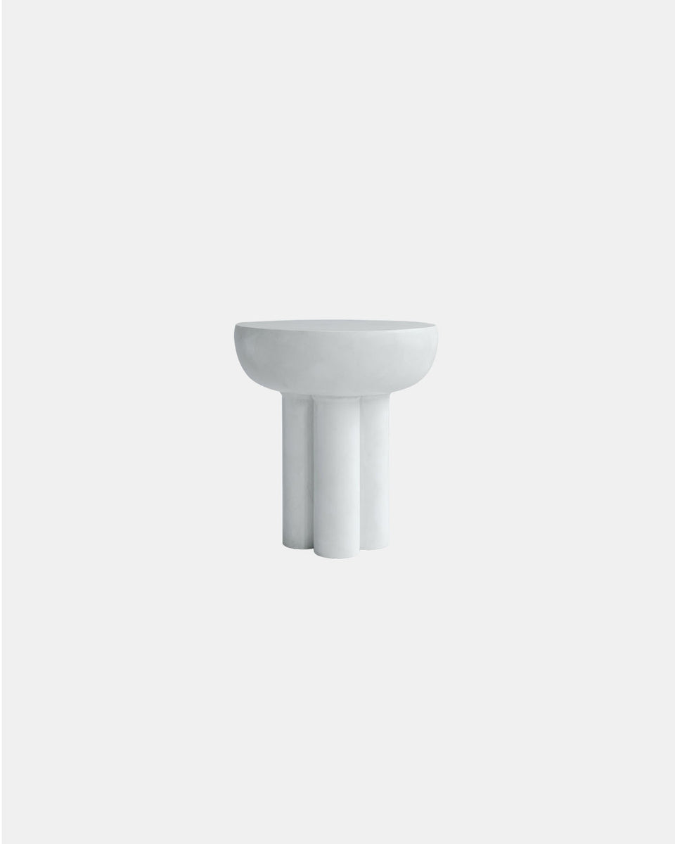 CROWN BONE WHITE TABLE TALL