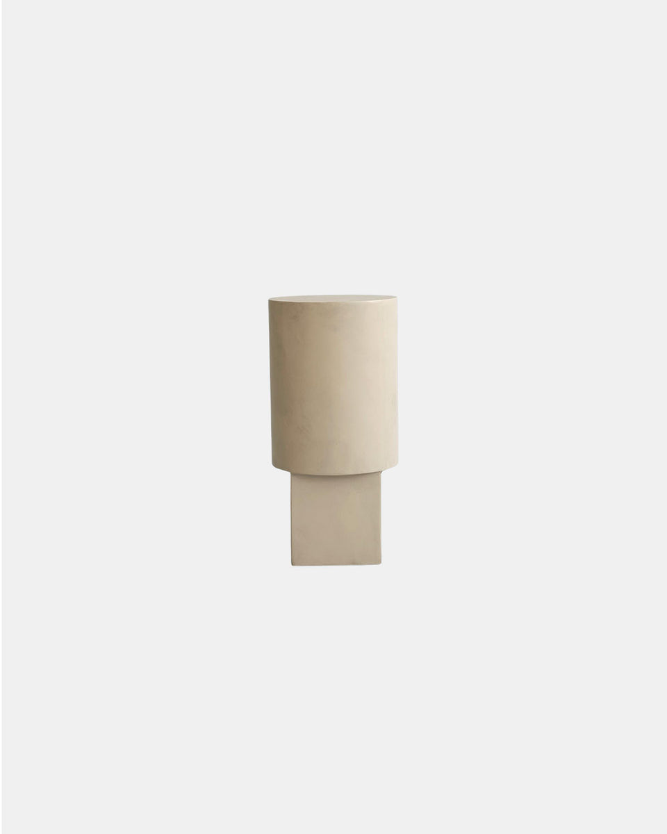 COLUMN SAND SIDE TABLE