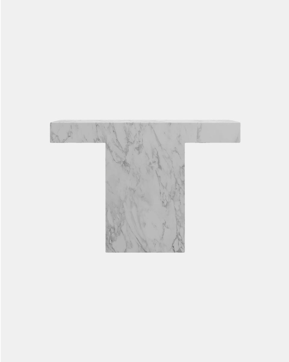 ZAYD CONSOLE IN CALACATTA MARBLE